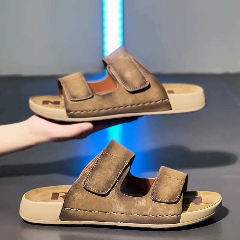 Shiozawa PU Polyurethane Abrasion Resistant Slide Slippers Men's-7
