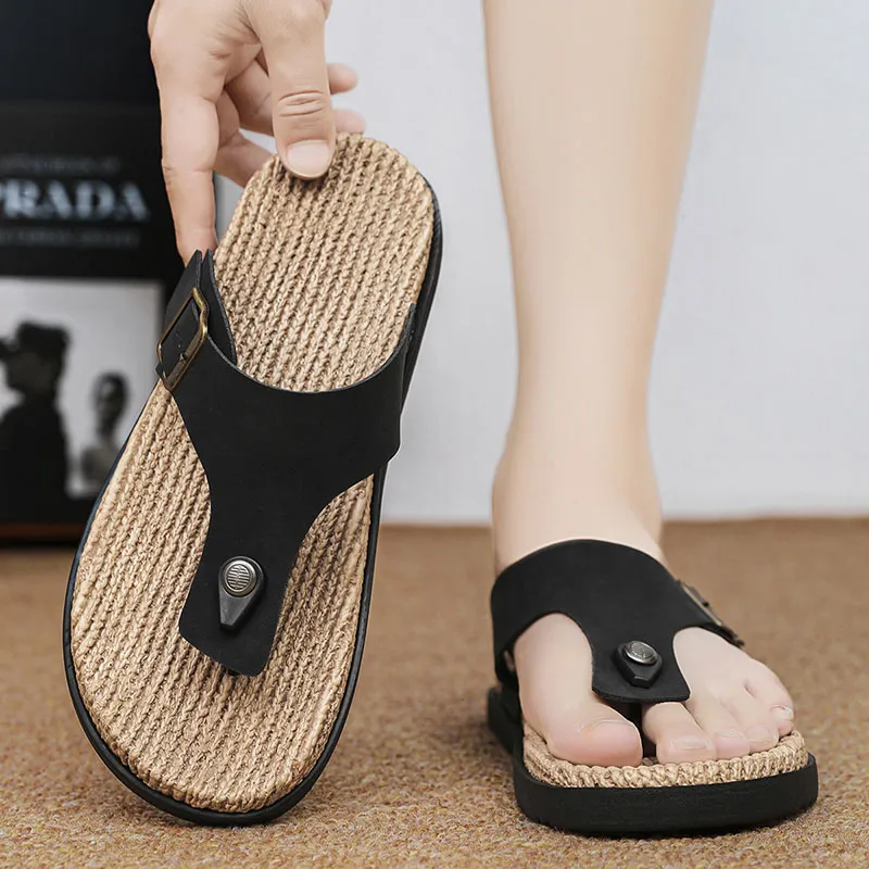 Shiozawa Abrasion Resistant Quick Dry Flip Flops Men's-3