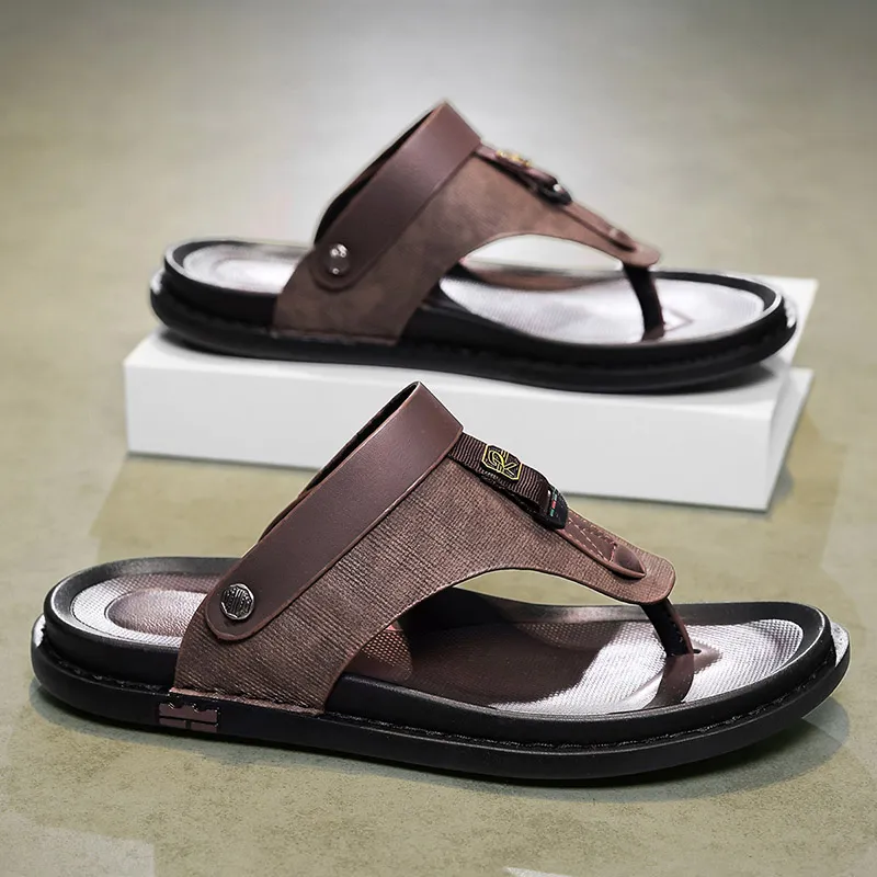 Shiozawa Stitching Abrasion Resistant Flip Flops Men's-6