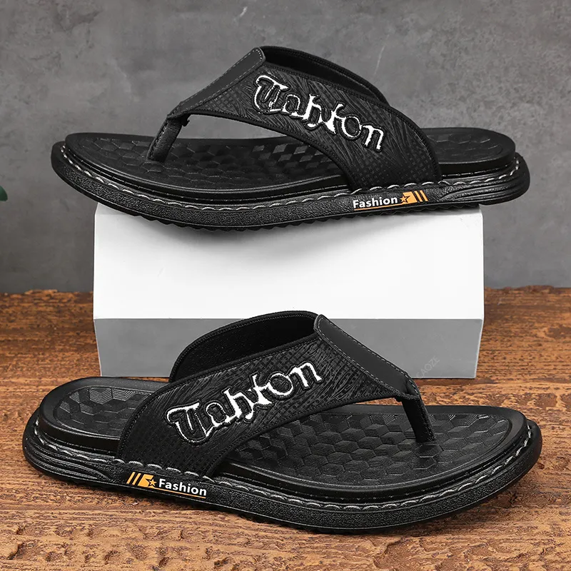 Shiozawa Stitching Quick Dry Flip Flops Men's-4