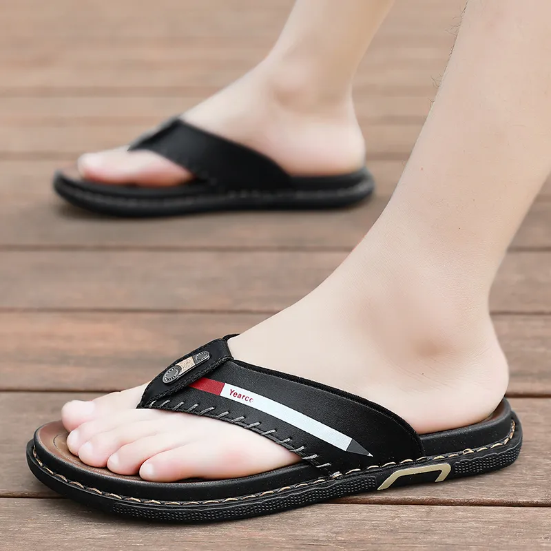 Shiozawa Stitching Quick Dry Flip Flops Men's-3