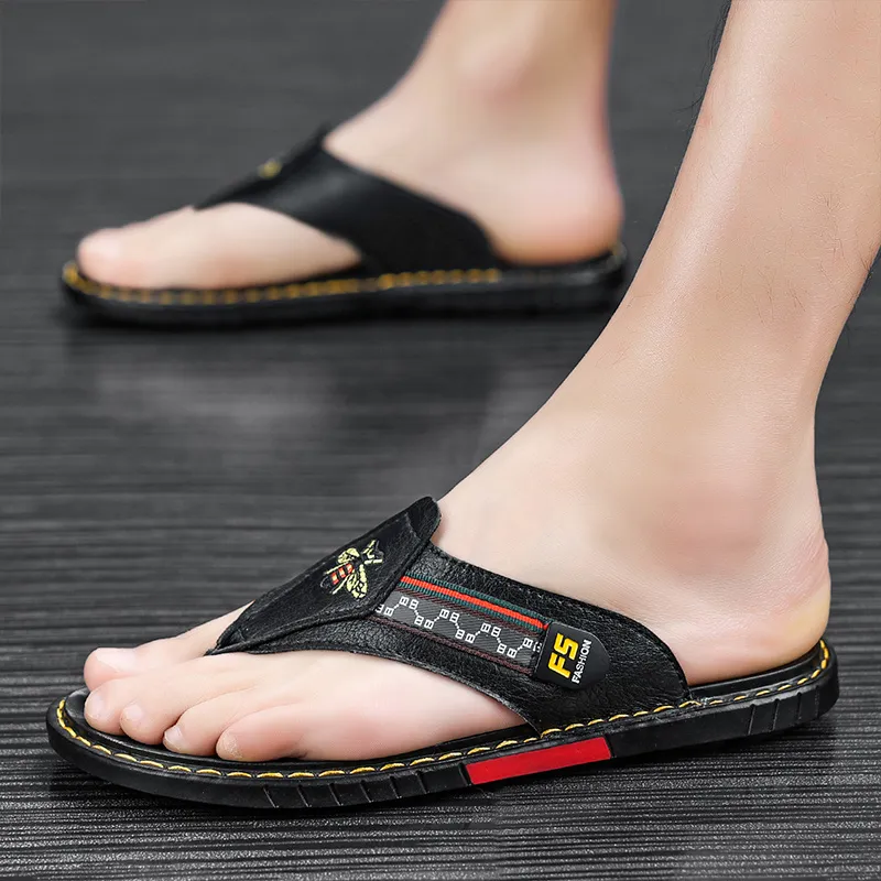 Shiozawa Rubber Sole Stitching Quick Dry Flip Flops Men's-3
