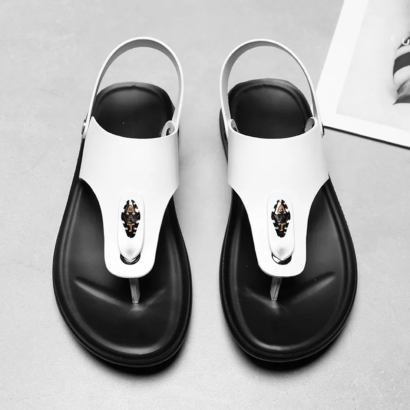 Shiozawa Rubber Sole Stitching Slip Resistant Flip Flops Men's-7