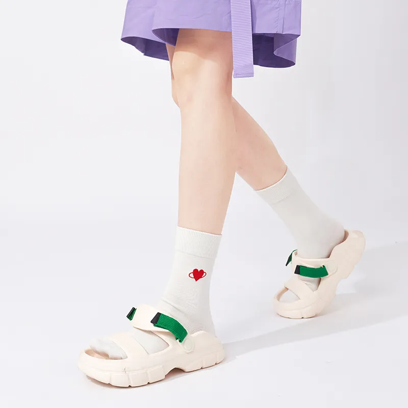 Duanmei Unisex Mid Calf Socks-3