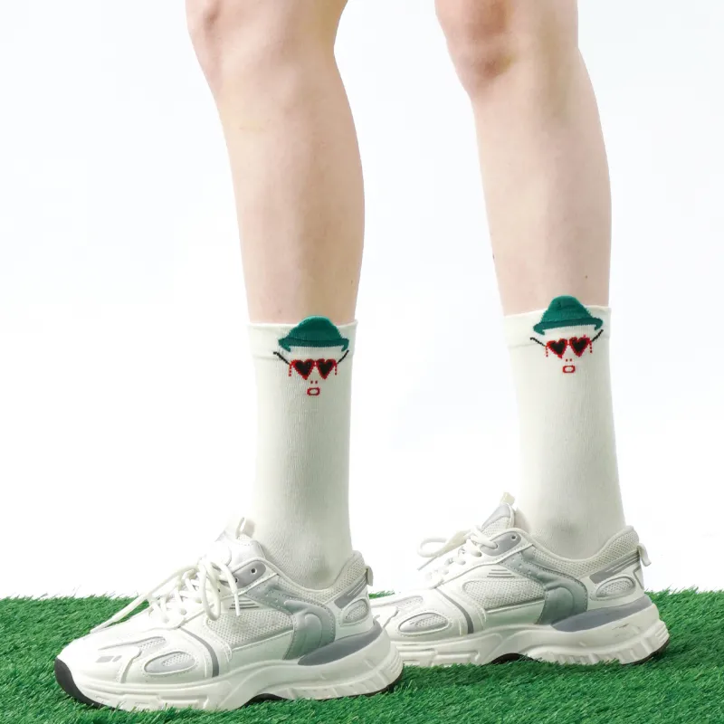 Duanmei Mid Calf Socks Women's 5 Pack-2