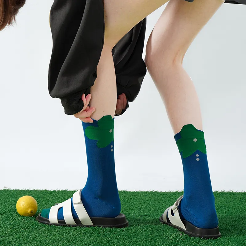 Duanmei Mid Calf Socks Women's 5 Pack-1