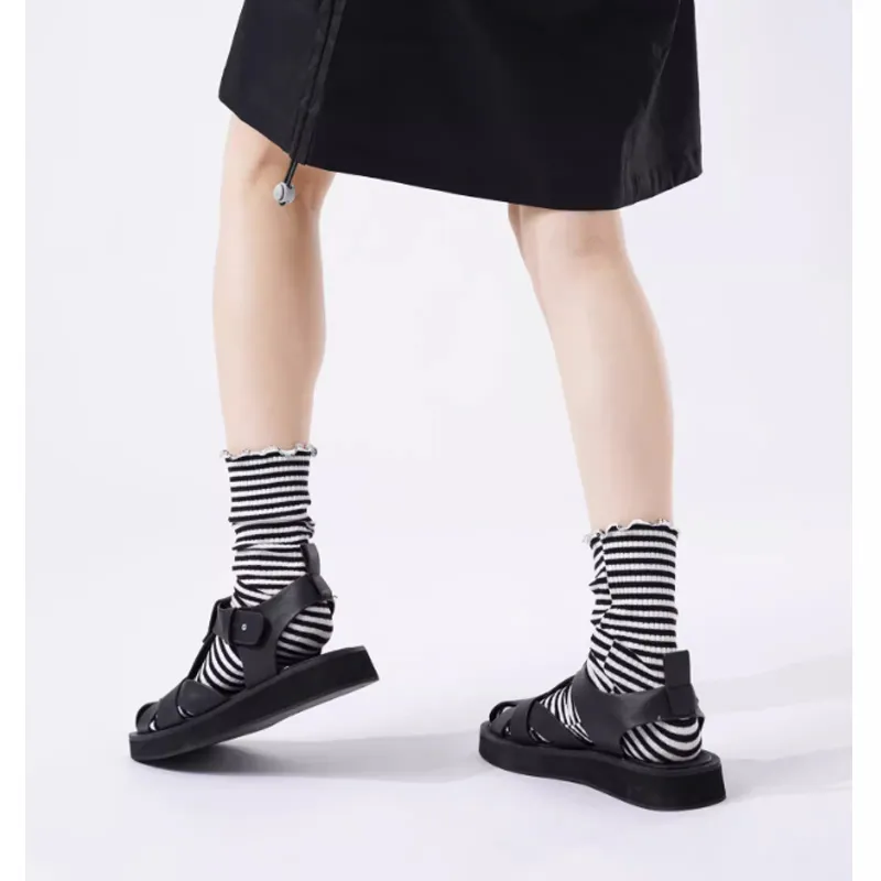 Duanmei Women's Mid Calf Socks-2