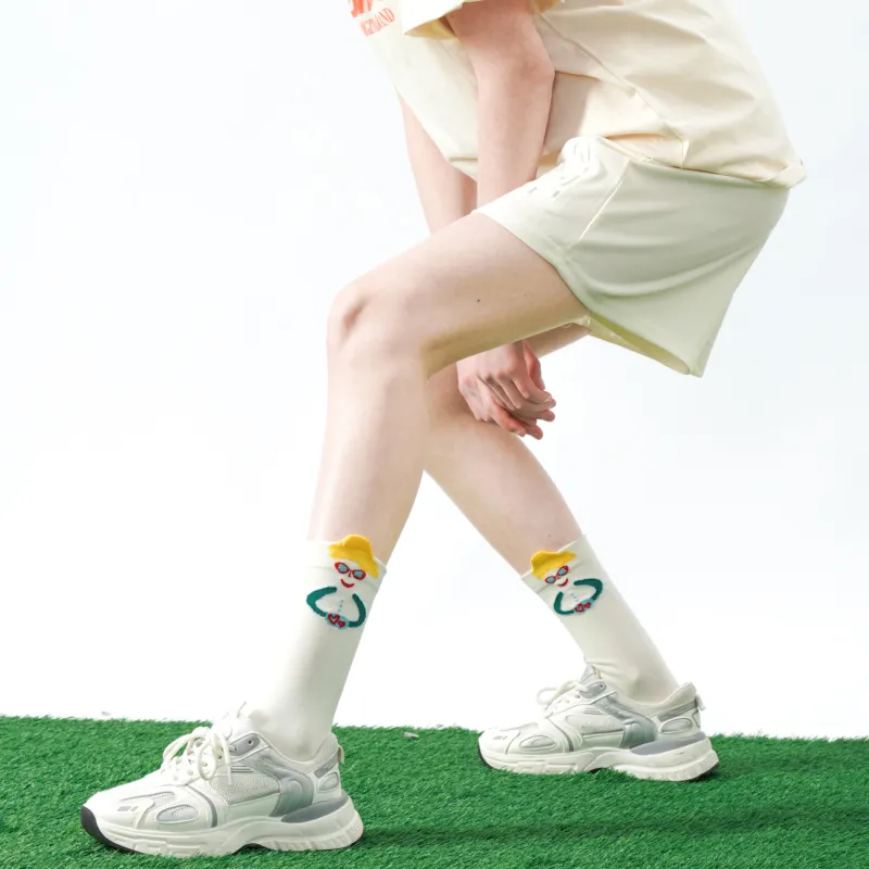 Duanmei Mid Calf Socks Women's 5 Pack-3