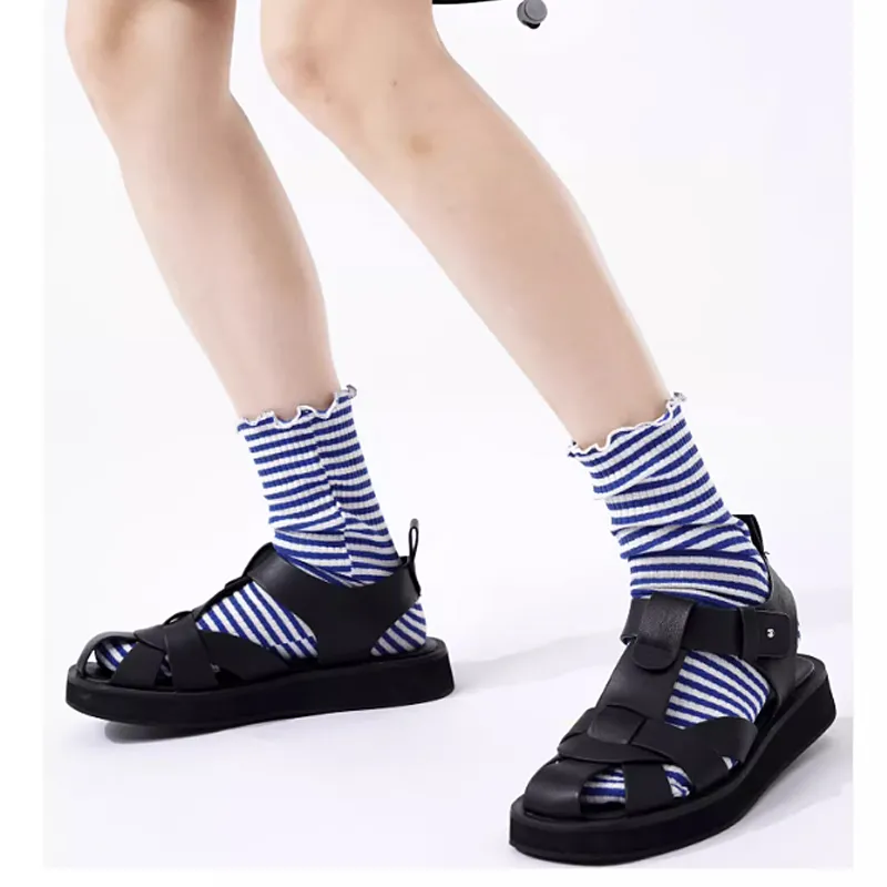 Duanmei Women's Mid Calf Socks-4