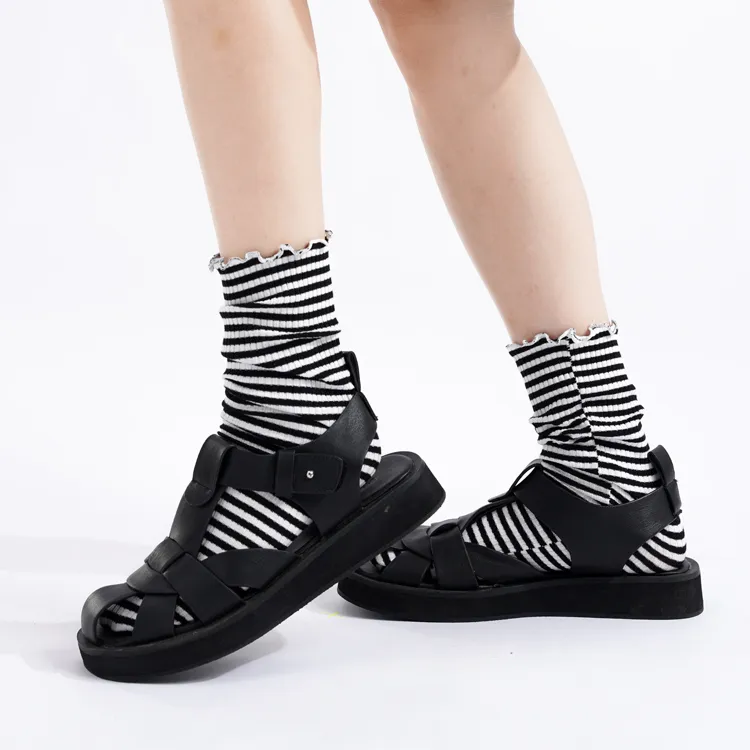 Duanmei Women's Mid Calf Socks-7