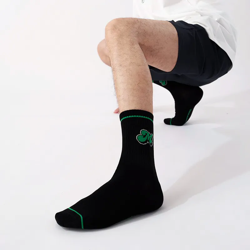 Duanmei Unisex Mid Calf Socks-3