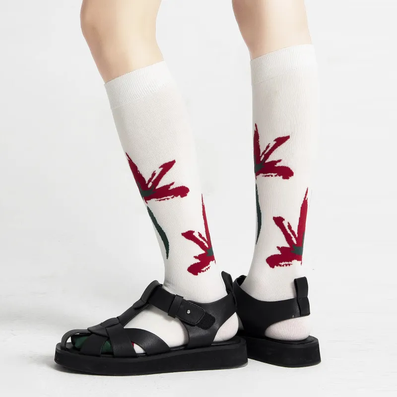 Duanmei Women's Knee high Socks-3