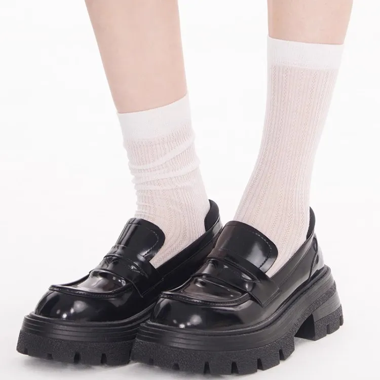 Duanmei Mid Calf Socks Women's 4 Pack-4