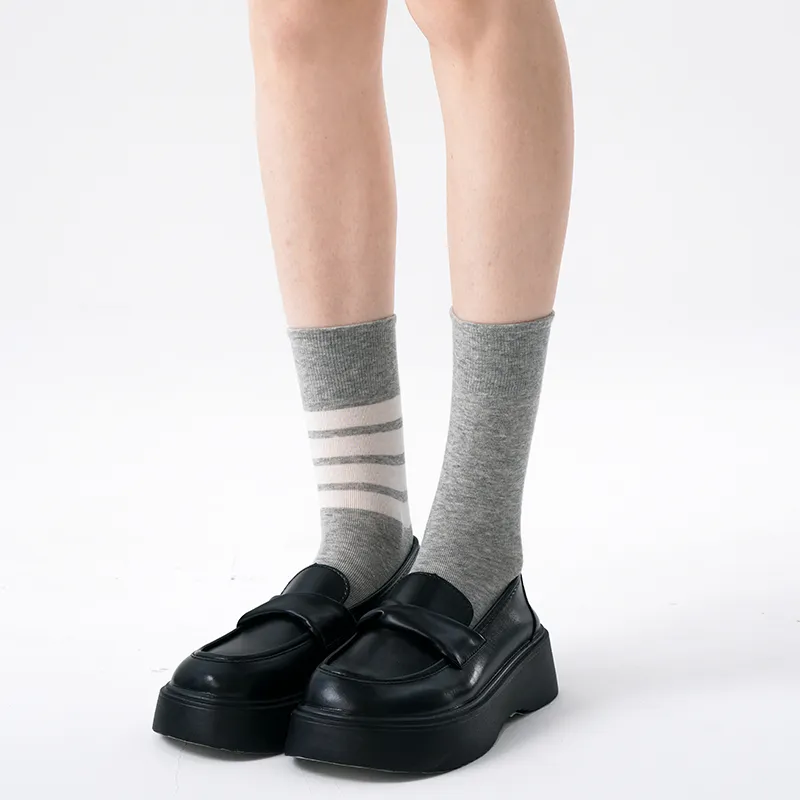 Duanmei Mid Calf Socks Women's 4 Pack-17