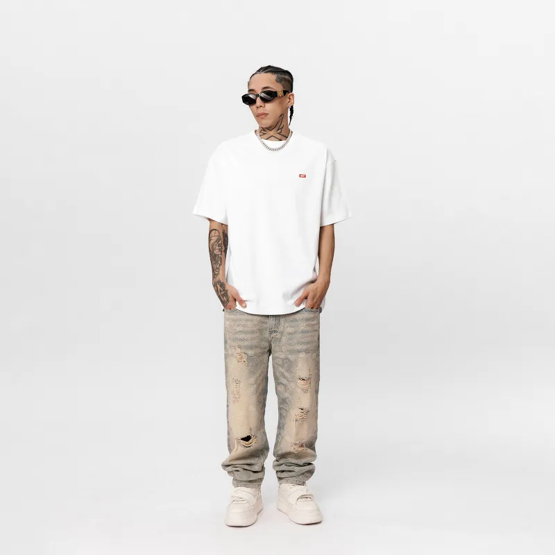1807 Summer Basic Short Sleeved T Shirts Unisex-3
