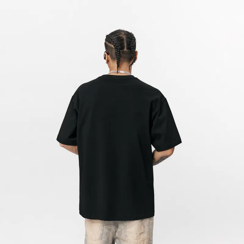 1807 Summer Basic Short Sleeved T Shirts Unisex-8