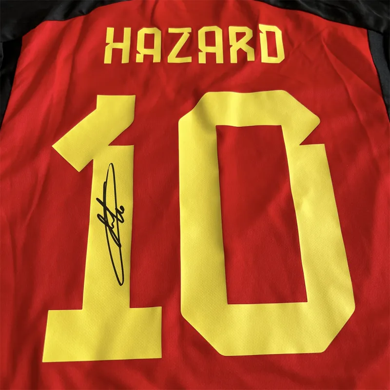 EM Belgian Team Jersey Includes Certification Certificate, Framing Not Included Men's-2