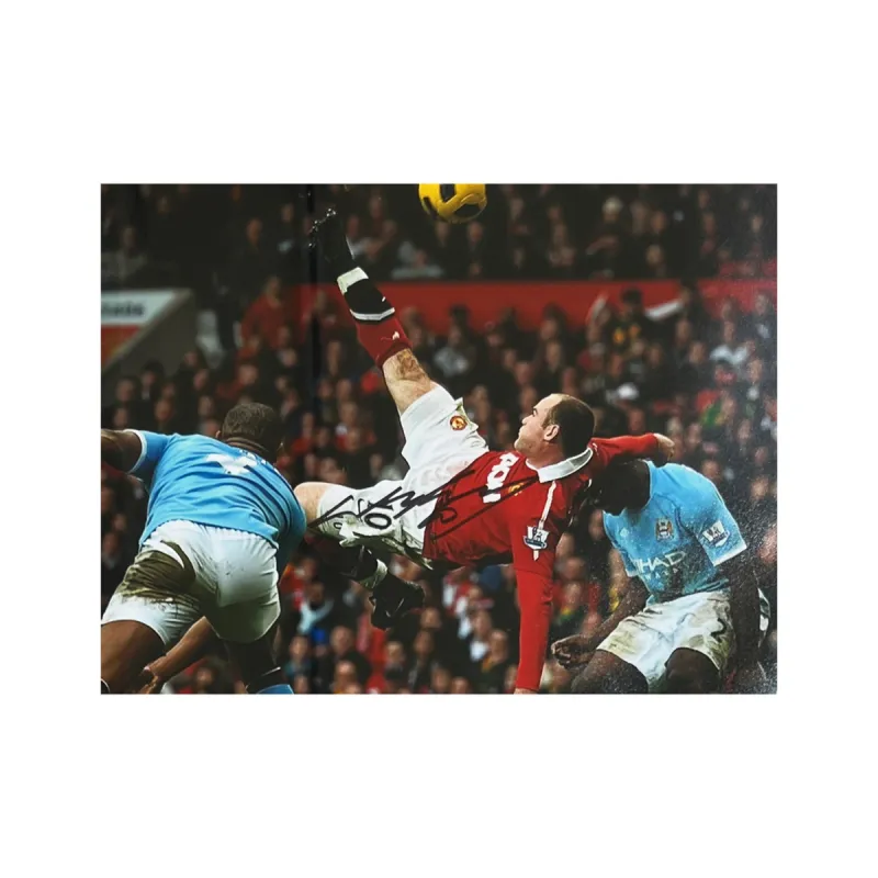 ICONS.com Manchester United Vs Manchester City Derby Includes Frame Outer Frame Size  38.6x48.6cm-1