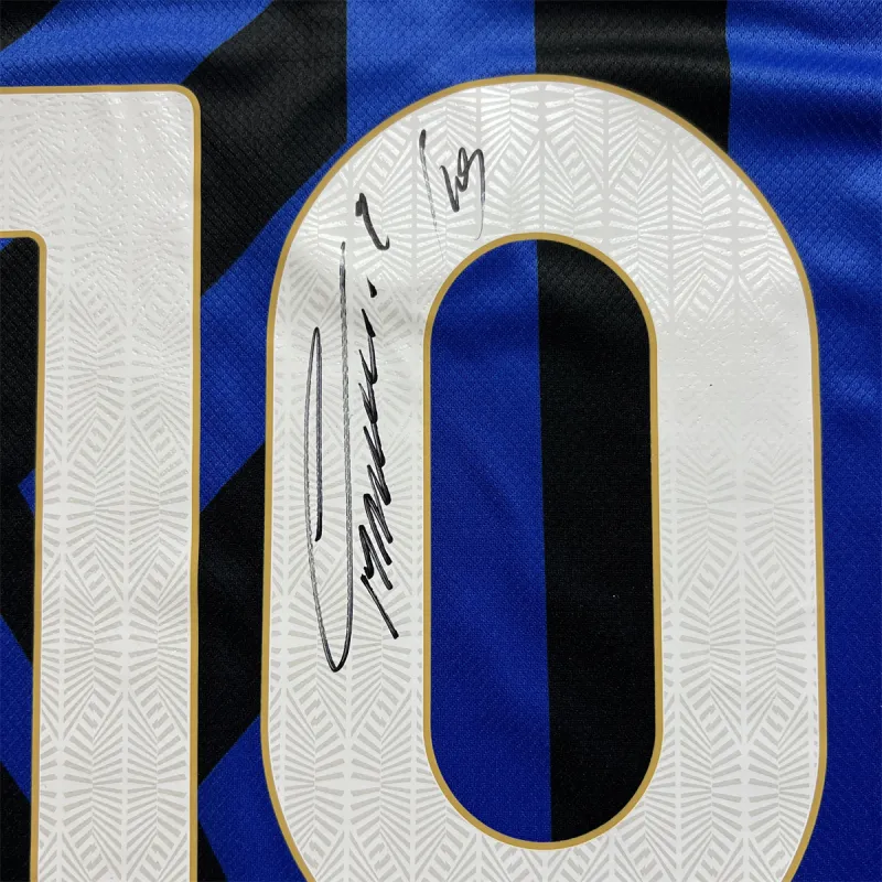 ICONS.com Inter Jersey Includes Certification Certificate Not Framed Unisex-3