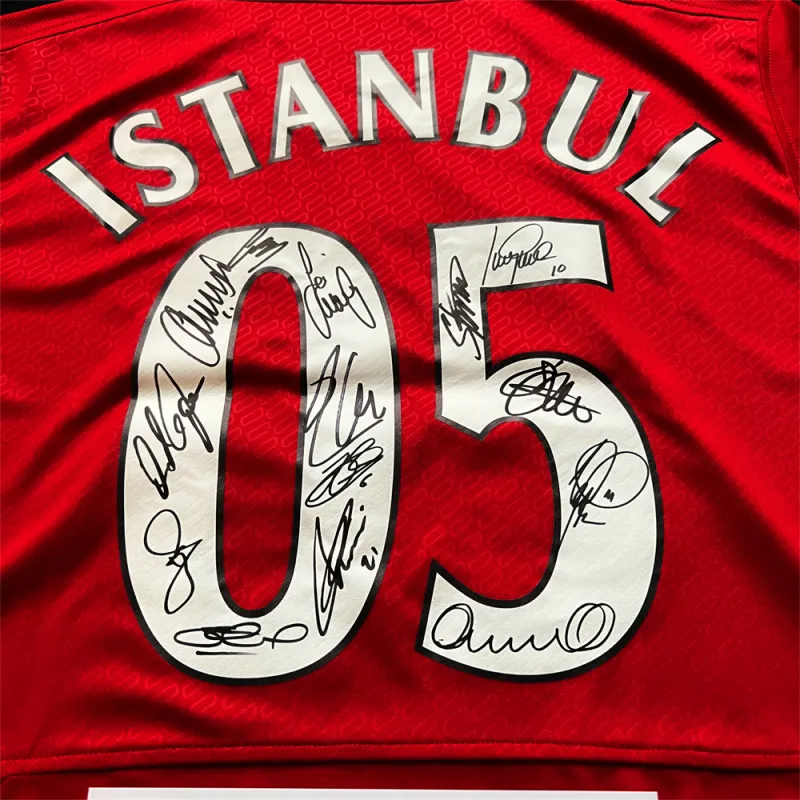 EM Liverpool 2005 Istanbul Miracle Night Includes Certification Certificate Not Framed-4