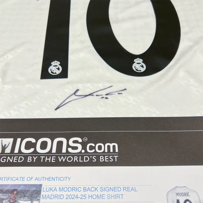 ICONS.com Real Madrid Jersey Includes Certification Certificate, Framing Not Included Unisex-3