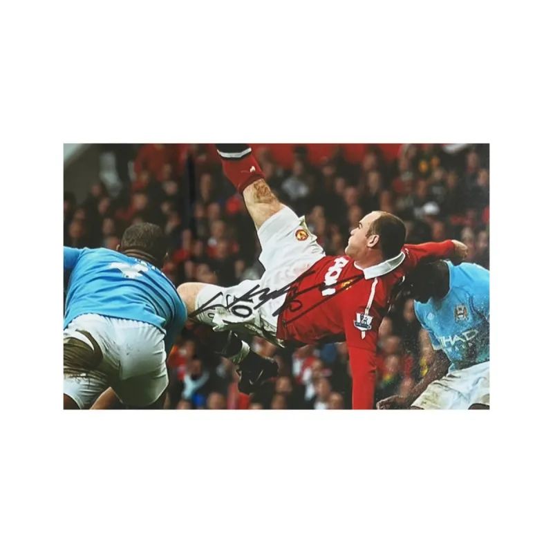 ICONS.com Manchester United Vs Manchester City Derby Includes Frame Outer Frame Size  38.6x48.6cm-2