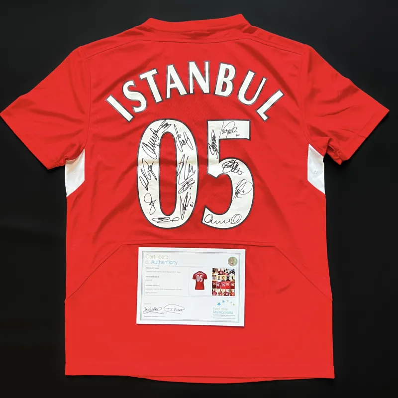 EM Liverpool 2005 Istanbul Miracle Night Includes Certification Certificate Not Framed-1