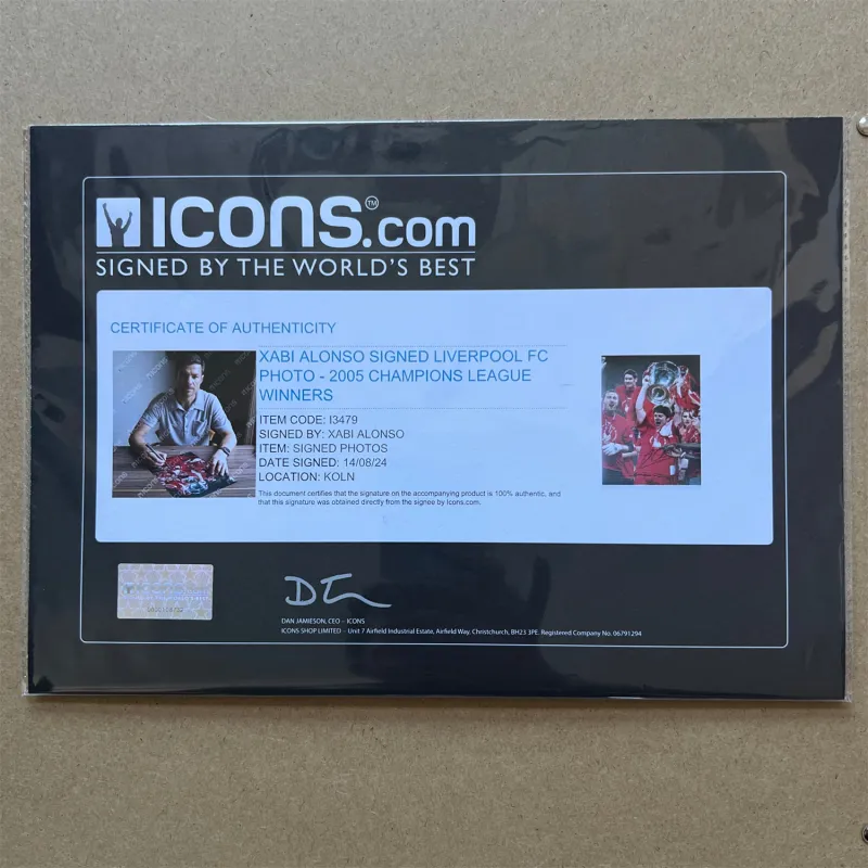 ICONS.com Alonso Includes Certification Certificate, Outer Frame Size 38.6x48.6cm-3