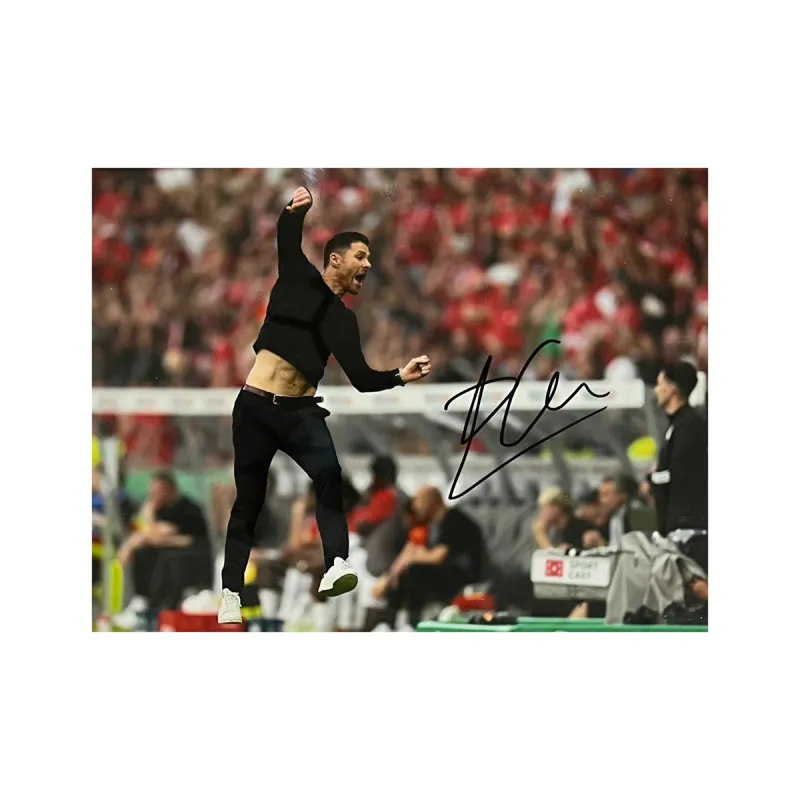 EM Leverkusen Signed Photo Includes Certification Certificate, Outer Frame Size 38.6x48.6cm-1