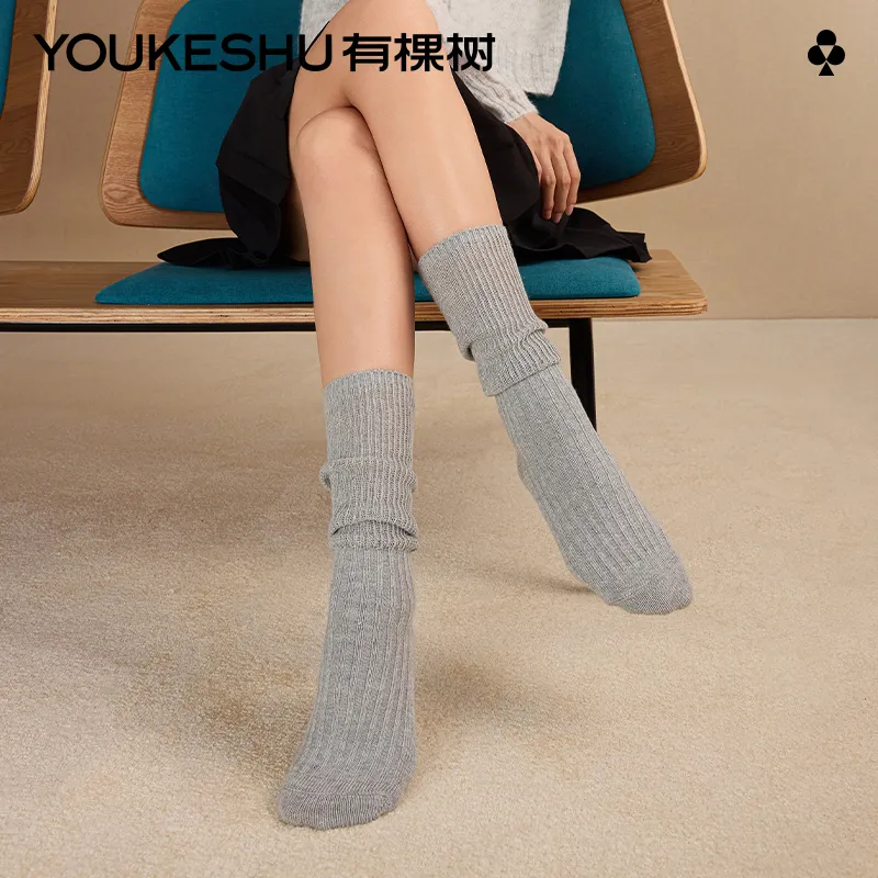 YOUKESHU Mid Calf Socks Women's-1