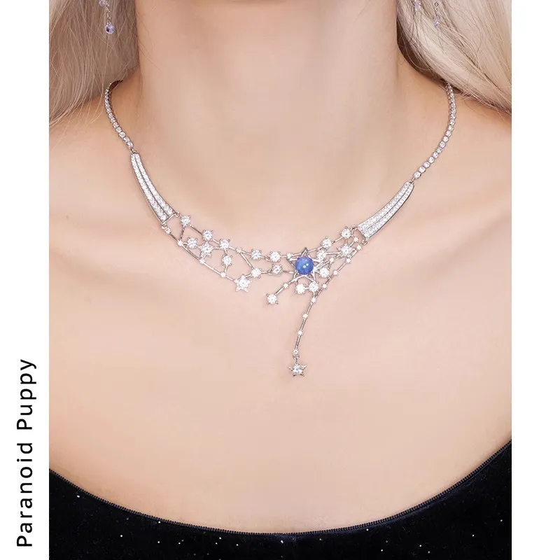 PARANOID PUPPY Zircon Anniversary Confession Necklace Girl Birthday Party Recommendation Women's-1
