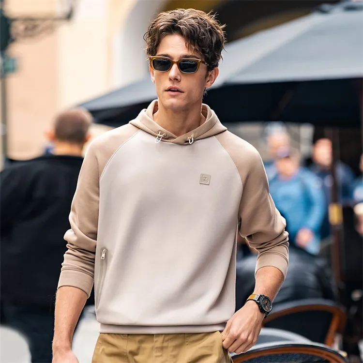 Mr.Bu Sweatshirt Men's Linen Brown-3