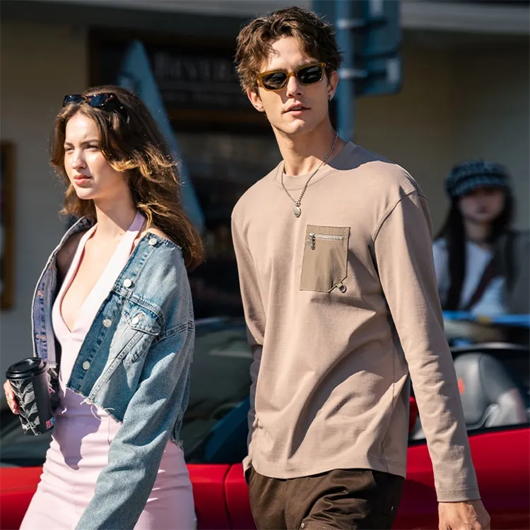 Mr.Bu T-Shirt Men's Linen Brown-3