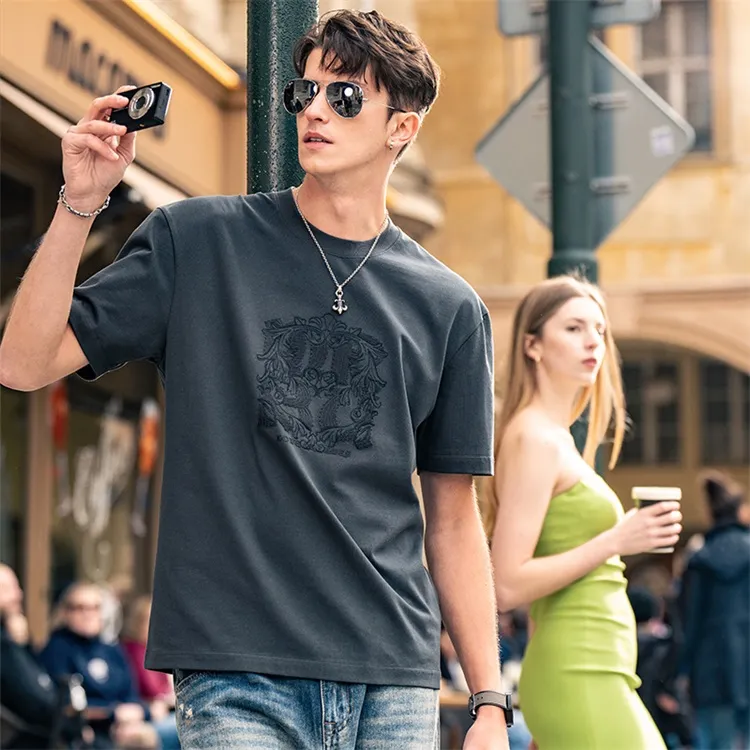 Mr.Bu T Shirt Men's Night Sky Gray-2
