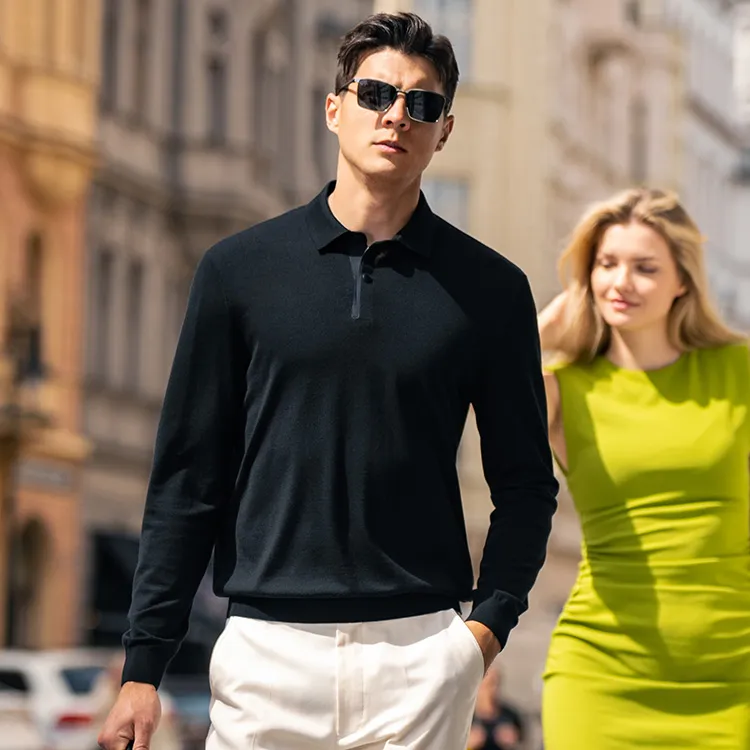 Mr.Bu Sweater Men's Piano Black-3