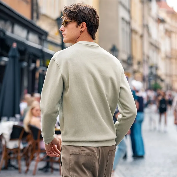 Mr.Bu Sweatshirt Men's White Birch Green-6