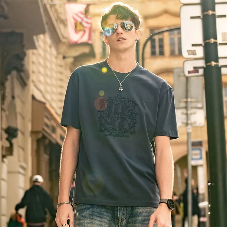 Mr.Bu T Shirt Men's Night Sky Gray-3