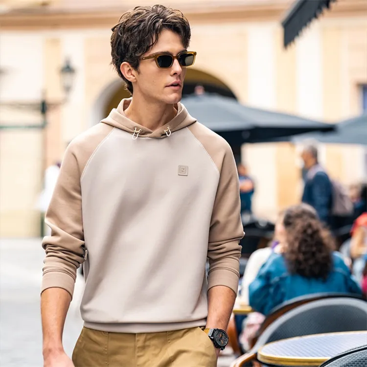 Mr.Bu Sweatshirt Men's Linen Brown-2