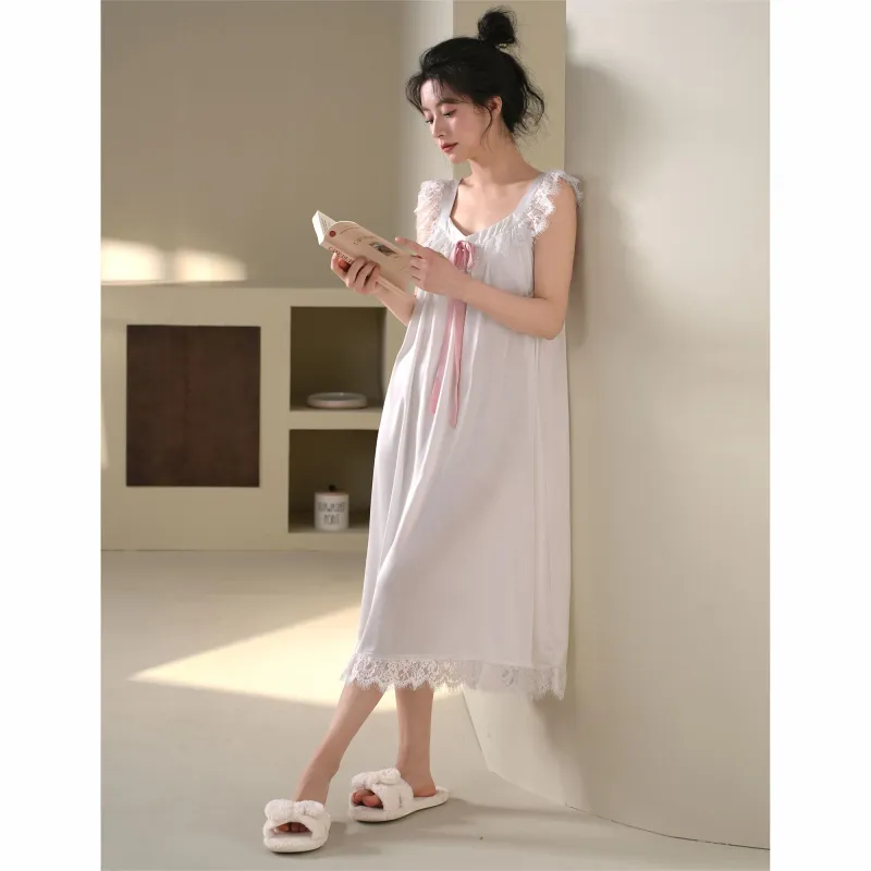 MIOJUER Nightgown Women's Gift Box Set Ivory-4