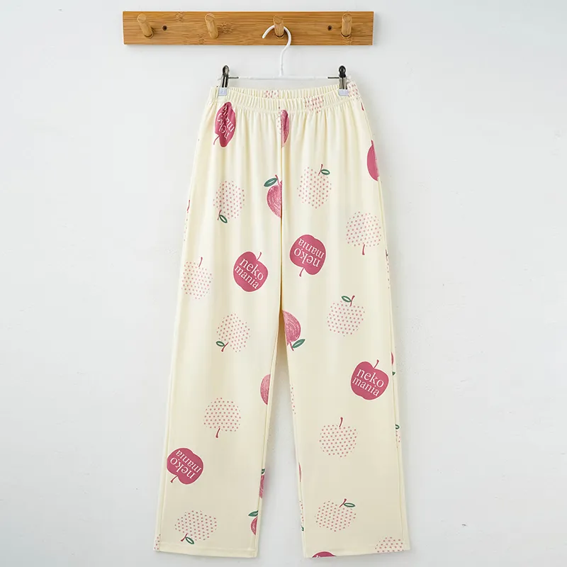 MIOJUER Pajama Set Summer Women's Custard-4