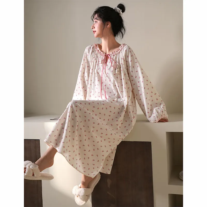 MIOJUER Nightgown Women's Gift Box Set Pink-2