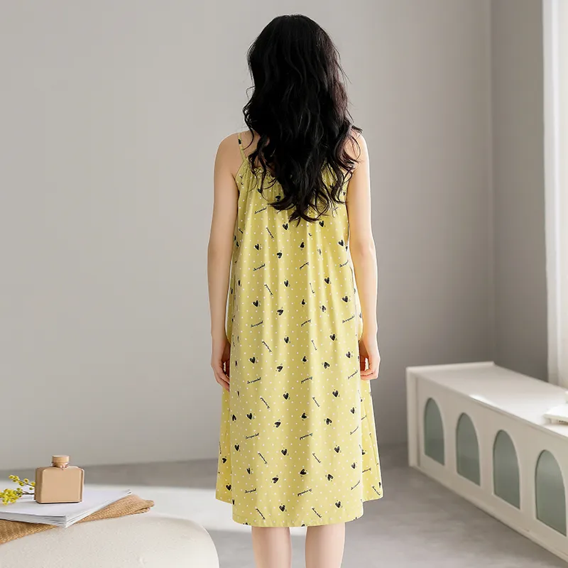 MIOJUER Nightgown With Pad Women's-1