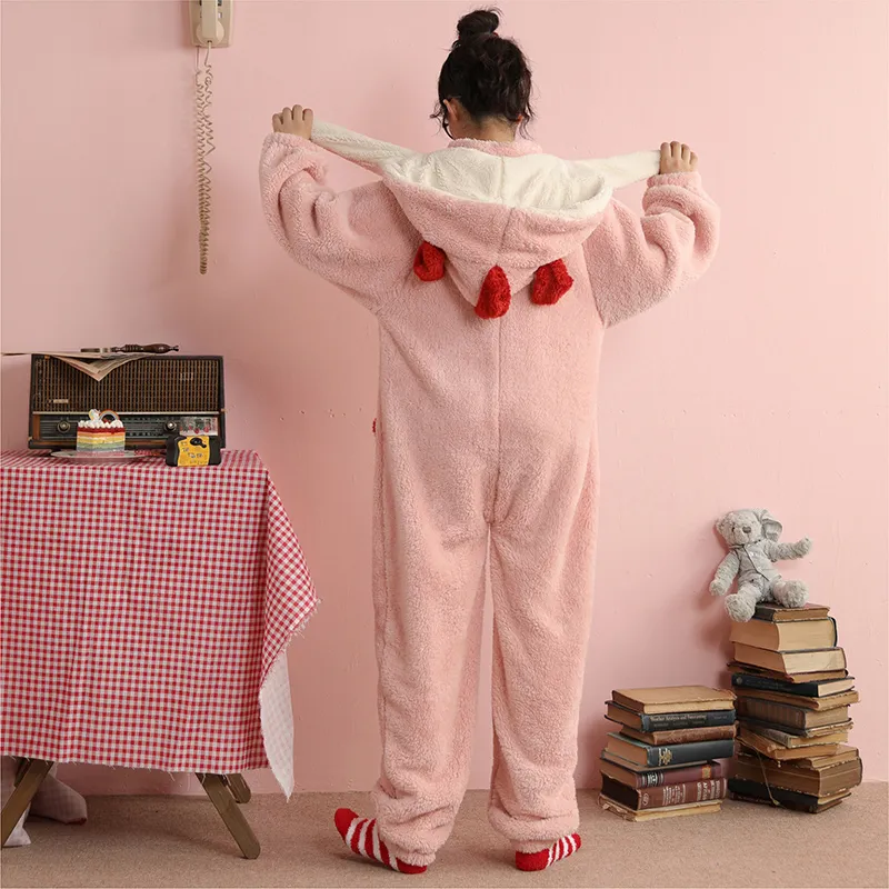 MIOJUER Pajama Set Women's Pink-1