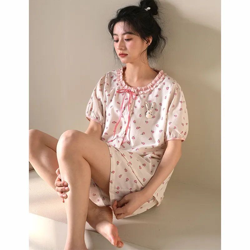 MIOJUER Pajama Set Women's Gift Box Set Pink-1