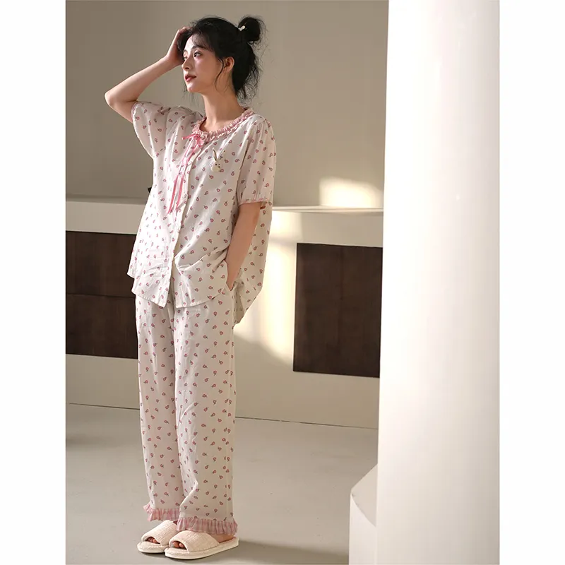 MIOJUER Pajama Set Women's Gift Box Set Pink-5