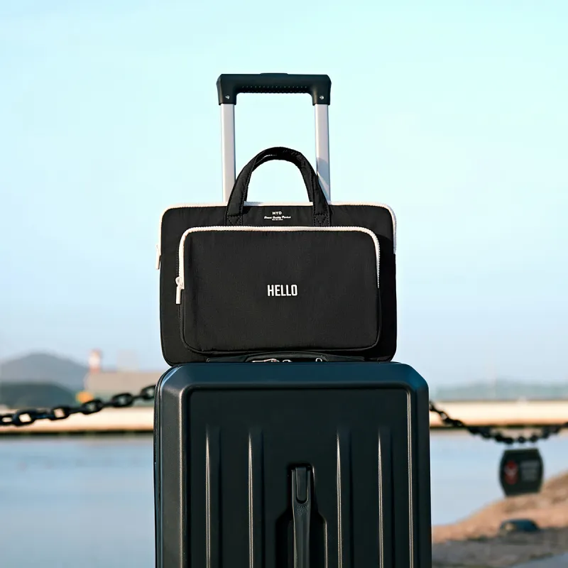 MYD Polyamide Laptop Bag Unisex Black-2