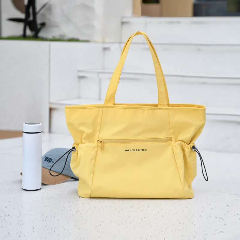 MYD Polyamide With Polyester Tote Bag, Shoulder Bag Women's Cheese-1