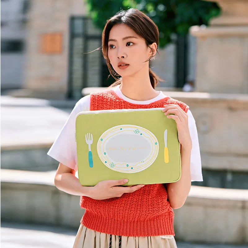 MYD Polyamide Laptop Bag Unisex Pistachio Green-2