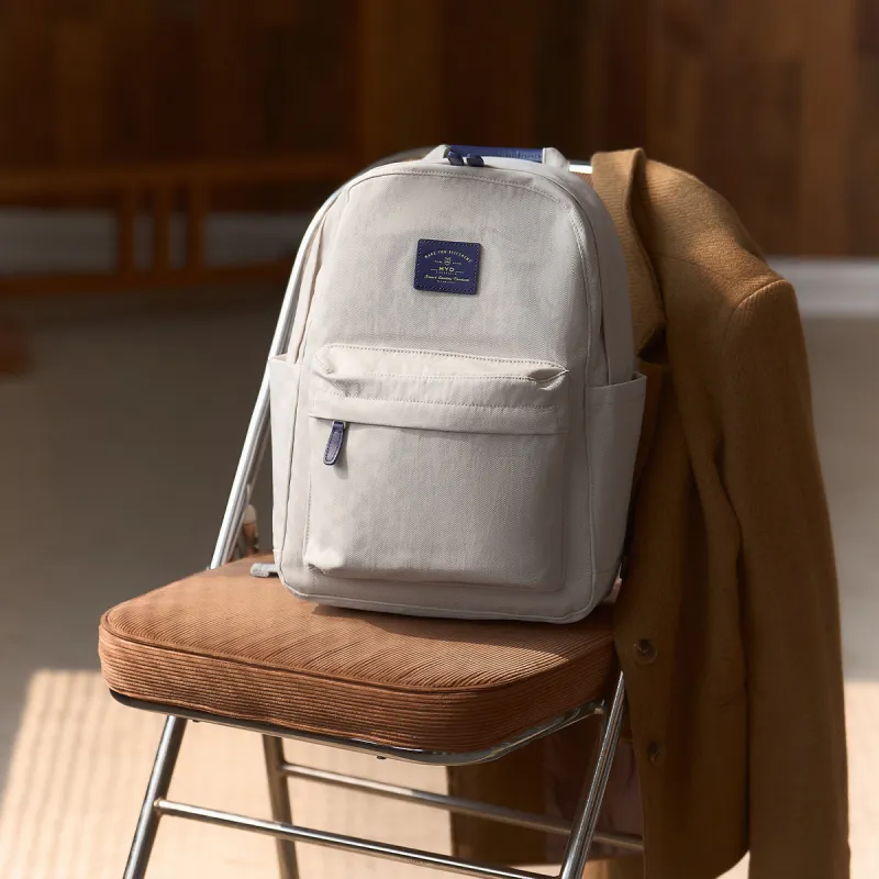 MYD Polyamide Backpack Medium Size Women's White Peach-2