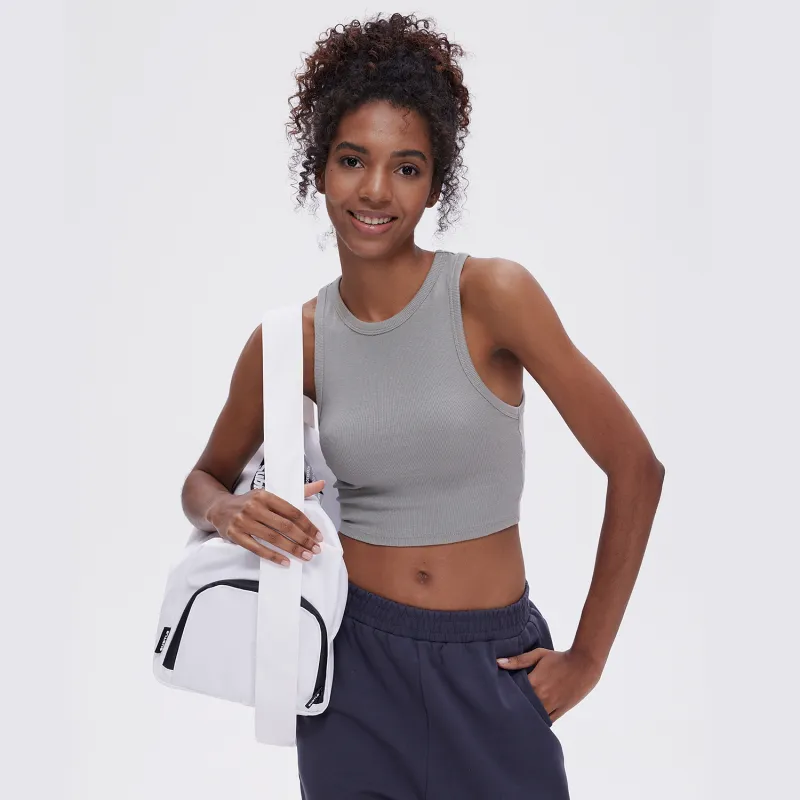 Subtle Polyester Training Bag Handbag Shoulder Bag Crossbody Bag Large Size Unisex Multicolor-22